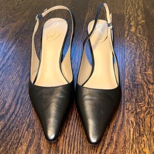 Sam Edelman Black Slingback Heels